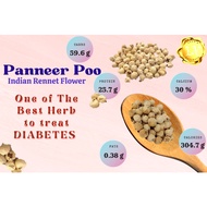 Dried  Indian rennet flower ( panneer poo /Paneer poo)  100 g Indian Ayurvedic sidha product for Control the diabetes