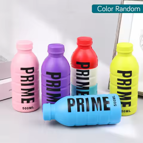 1PCS Anti-stress Vent Prime Drink Bottle Slow Rebound PU Foaming Pinch Happy Angry Relief Squeeze De
