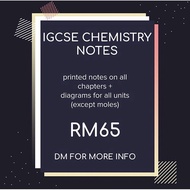 IGCSE Chemistry Notes (CIE)