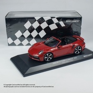 MINICHAMPS/Mini Cut 1: 18 PORSCHE PORSCHE 911 (992) TURBO S CABRIOLET-2020 Red 155069084