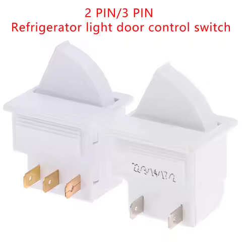 3Pin Refrigerator Door Lamp Light Switch For Panasonic Haier Freezer Parts AC 5A 250V Universal Frid