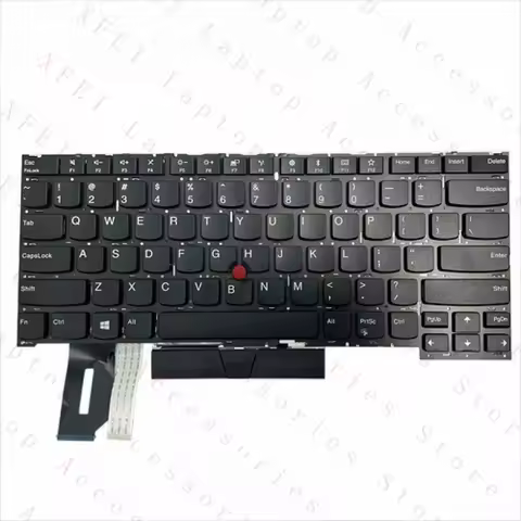 F New For Lenovo ThinkPad T490S T14S US Backlight Keyboard SN20W19559 PK131L51B00