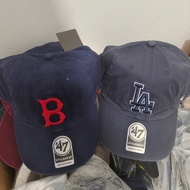 47brand Unisex LA B Embroidery Hip Hop Baseball Caps Outdoor Adjustable Sports Hats