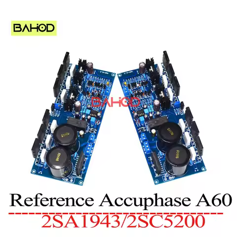 BAHOD Accuphase A60 Current Feedback 200W Power Amplifier Board Kit Two-channel HIFI Power Amplifier