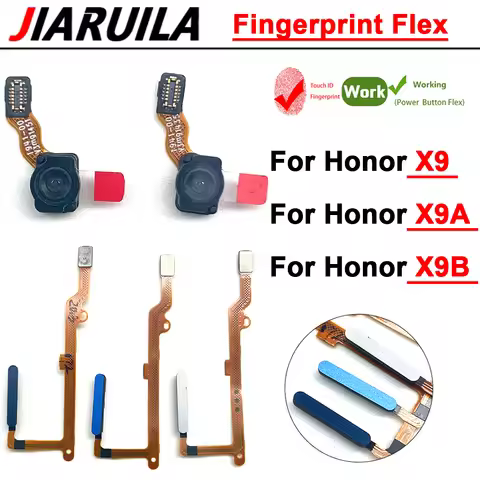 Fingerprint Touch ID Flex For Huawei Honor X9 4G 5G X9A X9B Home Button Fingerprint Menu Return Powe