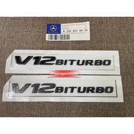 Stamp v12 biturbo aml, Letter V12 maybach, Stamp v12 biturbo C300