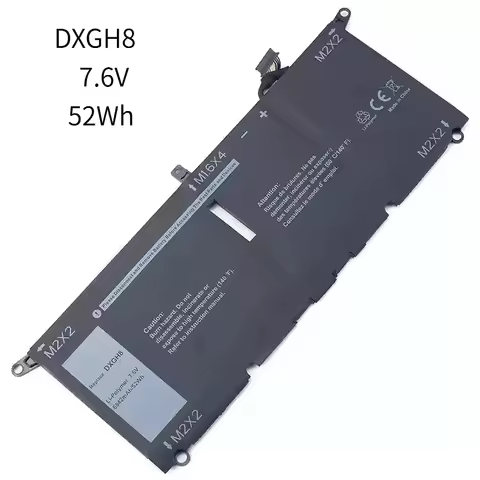 DXGH8 Laptop Battery For Dell XPS 13 9380 9370 7390 7390 2-in-1 7490 G8VCF H754V 0H754V P82G 52WH