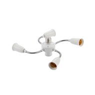 PEBLO with Extension Hose E27 Light Socket Splitter Flexible Bulbs Adapter E27 Lamp Holder Converter