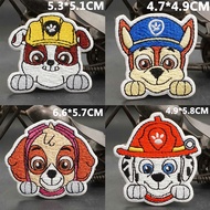 【Customized 】AQ Wang Wang Team Xiaoli Tiantian Maomao Embroidery 3D  Velcro Patch /Badges/armband/Em