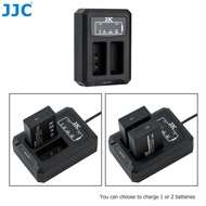 JJC LP-E17 Dual Battery Charger For Canon EOS R50 RP R10 R8 EOS R100 RP Rebel T8i T7i T6i 850D 800D 
