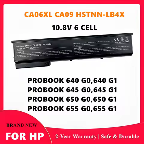 New CA06XL Laptop Battery for HP ProBook 640 645 650 655 G0 G1 for Battery CA06 CA09 HQ-TRE HSTNN-DB