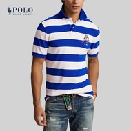 Polo Ralph Lauren เสื้อโปโลผู้ชาย Classic Fit Polo Bear Mesh Polo Shirt รุ่น MNPOKNI1N822662 สีฟ้า
