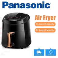 (3-pin plug) Panasonic 8L air fryer 1500W non-stick coating Large capacity Less oil and low fat Heal