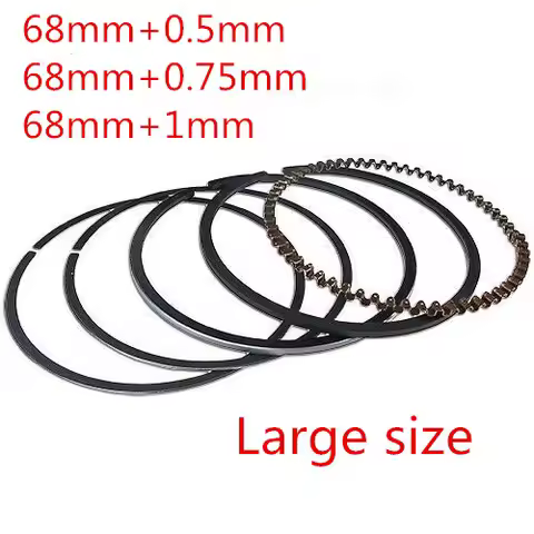 68mm + 0.5mm piston ring for Honda GX160 GXV160 GX200 2KW 168F engine generator mower water pump ove