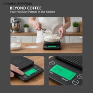 shandaizhi666ae Digital Coffee Scale High Precision Weighing Timer Ideal For Home Barista Coffee Bre