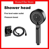 Shower Head High Pressure Bathroom Shower Sprayer Handheld Shower Set 5 Mode Adjustable