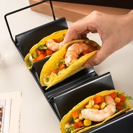 [low price]Taco Holders Taco Stand Pancake Rack Tortilla Tray Plate Display Stainless Steel