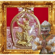 (SG555) Hanuman Victory flag Thai amulet Lp Maha Boonserm 哈鲁满 泰国佛牌佛牌 2568 +