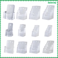 [DarosMY] Acrylic Brochure Holder Clear Flyer Holder Rack for Documents Menu Pamphlets