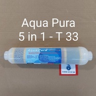 AQUAPURA 5 IN 1 / BIO ALKALI / PH BOOSTER - FILTER REVERSE OSMOSIS RO-Garden25 shop