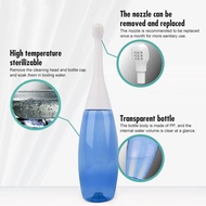 SaLorie Sprayer Personal Cleaner Hand Held Seat 500ml Toilet Bidet Tackle Hygiene Washing Travel EVA Portable Bottle