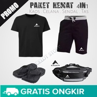 COD PAKET BAJU EIGER PRIA 1 SET CELANA PENDEK TAS SLEMPANG WAISTBAG SANDAL PRIA DEWASA / KAOS DISTRO