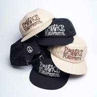 Preace "Embrace Fundamental" 6 Panel Cap Black & Beige (Short Brim) 6 Panel Cap Short Brim Cap