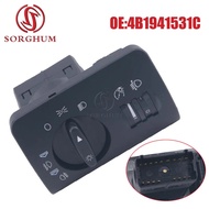 SORGHUM Command Button Headlight Fog Light Switch Headlight Stalk Console For Audi A6 2001-05 4B5 4B