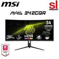 MSI MAG 342CQR E2 33.5 VA 180HZ 2K UWQHD 3440X1440 CURVE GAMING MONITOR