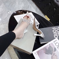 Dép guốc mẫu gót 9 phân quai xoàn