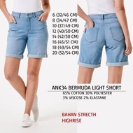 anko bermuda jeans (celana pendek)