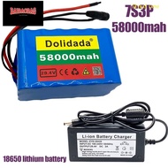 New brand Brand new 24V 58Ah 7S3P 18650 lithium rechargeable 29.4V for electric bike moped lithium i