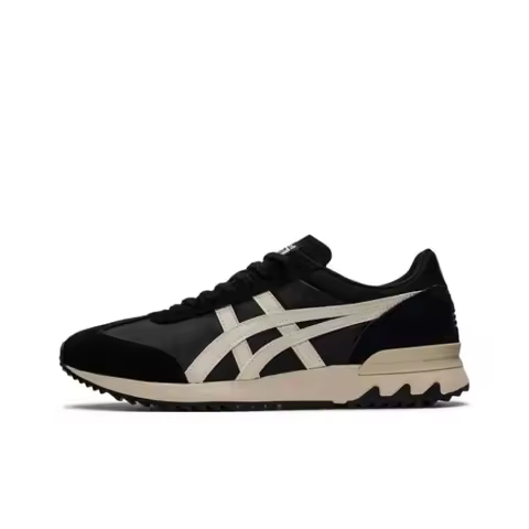 Onitsuka Tiger California 78 EX Black Stylish Soft Breathable Durable Cushioned Low-Top Unisex Sneak