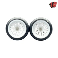 Hot Wheels Diecast Rubber Tires Rims Model (BBS)