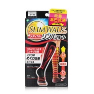 SlimWalk 醫療保健壓力襪 (露趾設計,中筒) - #黑色 (尺寸:細至中碼) 1pair