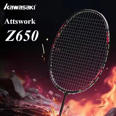 Kawasaki Badminton Racket 4U/G5 Super Light Aerofoil Frame All Carbon Fiber raquette badminton - Kaw