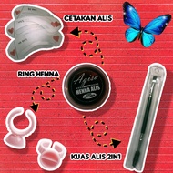 Henna alis halal tahan lama 2-5 hari / hena alis tahan lama seperti sulam / hena alis 1 set dan ceta