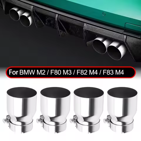 1 Pcs Titanium Black Blue F87 F80 F82 F83 F20 F22 F32 M135I Muffler Exhaust tips For Bmw M2 M2C M3 M