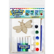 KS Pour Art Painting Kit With 3D Frame - Insects Theme