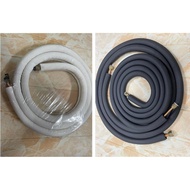 1HP / 1.5HP AIRCOND GAS HOSE PIPE Tube Twin 123 Meter 2/3Hun Air Conditioner Hos Insulated / PAIP SAMBUNG