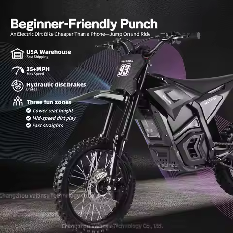 STLF EM-5 Long Range 48V 2500 W Full Size Adult Electric Dirt Bike Off Road Motorcycle Electric Pit 