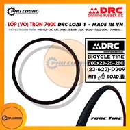 Bicycle Tires 700x23C - 25C - 28C DRC Type 1 - For Vehicles Using 700C Rims