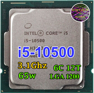 ซีพียู CPU Intel Core i5 10500 6คอ 12เทรด 65W LGA 1200 ฟรีซิลิโคน1ซอง i5 10500 USED