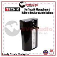 MEGAPHONE / HAILER LITHIUM RECHARGEABLE  BATTERY for TECNIK / DYNAMAX TK-SR88SU / SR99