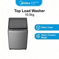 SG Stock Midea MA200W105D Grey Top Load Washing Machine  10.5kg  Water Efficiency 3 Ticks
