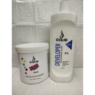 1 set Colisi Oxidizer 6 percent with colisi bleaching powder