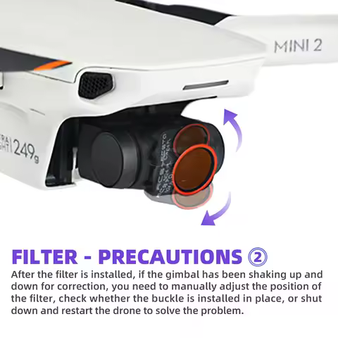 1/4/6pcs DJI Camera Lens Filter For DJI Mavic MINI 1/2/SE Drone Filter Set UV/CPL/4ND PL/8 ND PL/16N