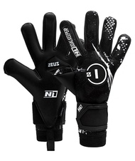 N1 Goalkeeper gloves Zeus UGT+. Football Gloves Ultralight with Hybrid Roll-Negative Cut and German 
