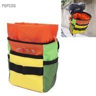 popcsg Bike Handlebar Bag Fit for Brompton Waterproofing Nylon Multifunctional Seat Saddle Cycling