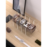 B. b. Belt Storage Belt Storage Drawer Separation Handy Tool Household Transparent Acrylic Wardrobe 